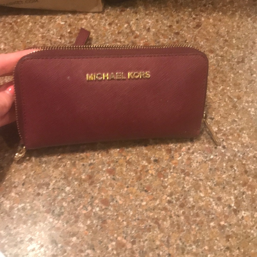 Michael Kors Burgundy Wallet